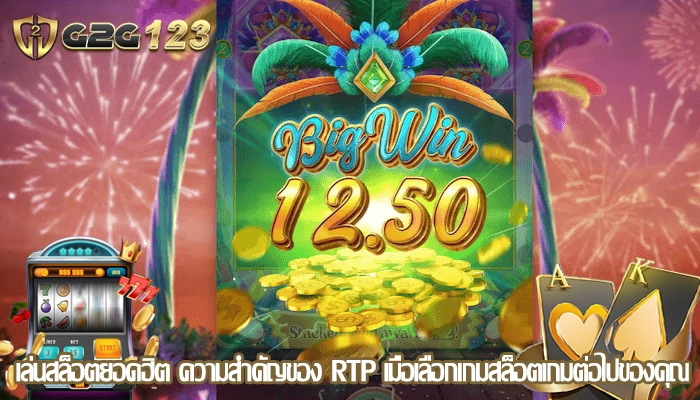 เล่นสล็อตยอดฮิต ความสำคัญของ RTP เมื่อเลือกเกมสล็อตเกมต่อไปของคุณ